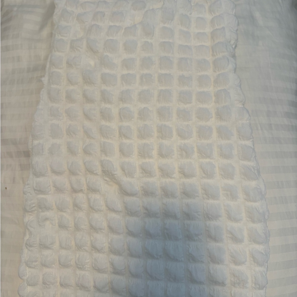 PrettyLittleThing White tube dress